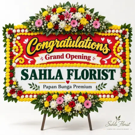 Papan Bunga Ucapan Selamat Boven Digoel